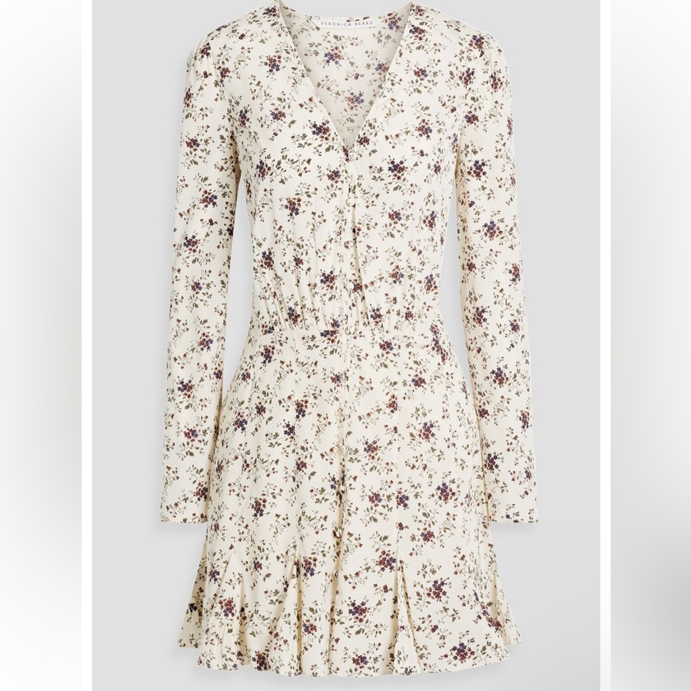 VERONICA BEARD
Riggins floral-print silk-blend crepe mini dress